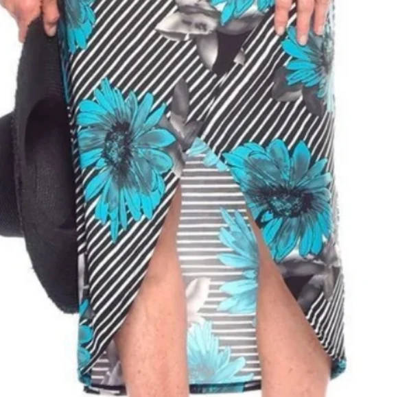 🆕 1X RAPZ TULIP STYLE FLORAL DRESS - Picture 3 of 4